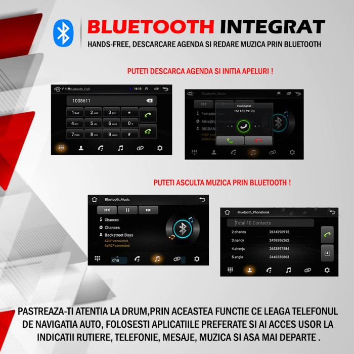 Navigatie FIAT DOBLO / OPEL COMBO 2010 - 2018 dedicata Android 13, MaxTech&reg;, 9 inch, 2 GB Ram 32 GB,