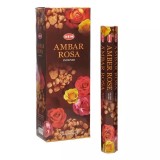 Cumpara ieftin Betisoare Parfumate - Set 120 Buc - Amber Rose