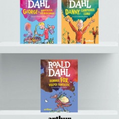 Pachet Roald Dahl (Danny, George, Domnul Fox, vulpoi fantastic)