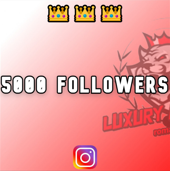 Cont instagram 5k followers