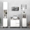 VidaXL Dulap de baie, alb, 30x30x100 cm, lemn prelucrat 819812