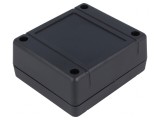 Carcasă universală ABS neagră IP54 79x89x38 mm, KRADEX