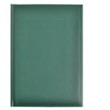 Agenda A5 nedatata liniatura matematica, verde