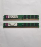 Kit Memorie RAM Desktop Kingston 2GB (1+1GB)/DDR2