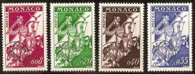 C4736 - Monaco 1960 - Preobliterate 4v. neuzat,perfecta stare foto