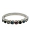 Inel argint 925 cu zirconii colorate m55