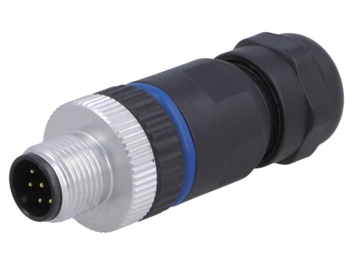 Conector M12 tată 8 pini IP67