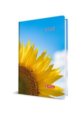 AGENDA DATATA A5, MOTIVE, 352 PAGINI, COPERTA BURETATA, MOTIV SUN FLOWER 2026