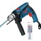 Bosch GSB 13 RE Masina de gaurit cu percutie, 600W + Set 3 burghie zidarie