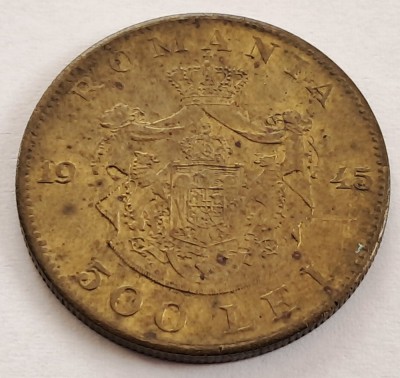 500 Lei 1945 Regele Mihai foto