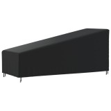 Husa pentru sezlong, negru, 195x76x40/80 cm, Oxford 420D GartenMobel Dekor, vidaXL