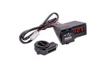 Priza si afisaj incarcare, iesire USB, montaj ghidon, culoare negru Cod Produs: MX_NEW USBEXA004