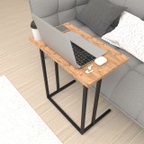 Laptoptisch H&ouml;gsby Eiche [en.casa] HausGarden Leisure