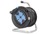 Prelungitor alimentare AS SCHWABE 25m 3G1,5mm&sup2; 4 prize PVC negru 811118