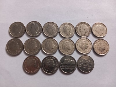 Olanda, Lot 10 Cents (14 monede ) foto