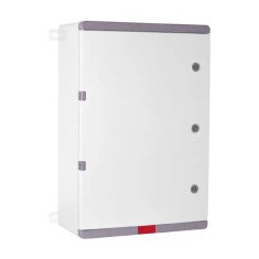 Cutie distributie IP67 din ABS gri, usa mata, placa metalica, 400x600x200 mm PD406020