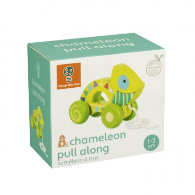 Jucarie de tras cameleon, Orange Tree Toys foto