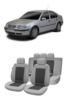 Huse scaune auto VW BORA (1998 - 2005) Compatibile cu sistem AIRBAG foto