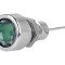 Lampă de Control LED Verde &Oslash;8,2mm IP67 PCB Alamă