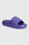 adidas Originals papuci ADILETTE AYOON W femei, culoarea violet, cu platforma, IE5619