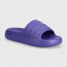 adidas Originals papuci ADILETTE AYOON W femei, culoarea violet, cu platforma, IE5619