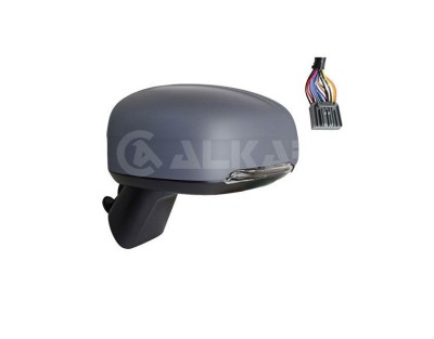 Oglinda exterioara Volvo Xc60, 01.2017-, montare stanga, reglaj electric; carcasa grunduita; incalzit; sticla asferica; geam cromat; 20 gauri / 6 pin foto