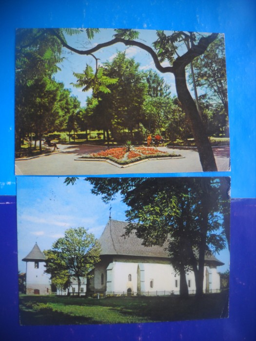 HOPCT LOT 2852 -RADAUTI -JUD SUCEAVA- 2 CARTI POSTALE-CIRCULATE
