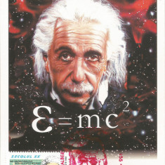 România, Anul internaţional Einstein, carţe poştală maximă, Cluj-Napoca, 2005