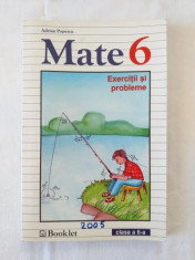 A. Popescu - Mate - clasa a VI-a - Exercitii si probleme - Editura Booklet foto