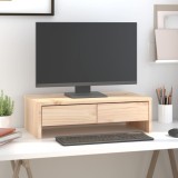 VidaXL Suport pentru monitor, 50x27x15 cm, lemn masiv de pin