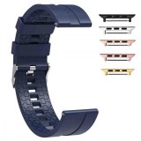 Curea din silicon compatibila cu Apple Watch 10, 46mm, Prussian Blue