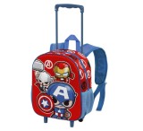 Rucsac cu roti pentru copii Marvel Avengers, 34 x 26 x 13 cm - RESIGILAT