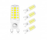 Bec LED G9 ONSTUY, reglabil, alb rece 6000K, pachet de 5 - NOU