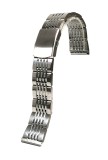 Cumpara ieftin Bratara de ceas argintie cu butoane laterale 20mm WZ4769, Time Veranda