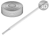 Cablu Cu PVC Alb 0,04mm2 10m 60V