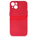 Husa Silicon Raspberry iPhone 13, High Copy, Protectie Premium