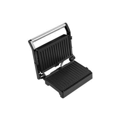 Sandwich maker si grill ECG Panini Power, 1500 W, deschidere 180 grade, placi nonaderente, indicator luminos, control temperatura automat, tava picura foto