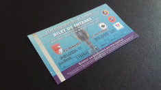 Bilet Fotbal DINAMO - FC NATIONAL Finala Cupei Romaniei 2003 program foto