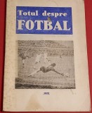 Agenda-program &quot;Totul Despre FOTBAL&quot; 1977