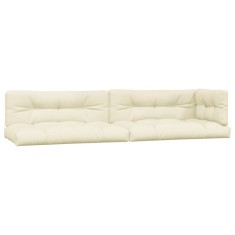 Perne de paleti, 5 buc., crem, material textil