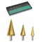 Pachet Freza in trepte, burghiu conic ,freza metal 4-32 mm, set 3 bucati si Set freze diamantate ,30 piese