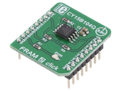 Placă prototip FRAM 2 Click GPIO SPI foto