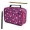 Penar ZEQAS tip geanta cu 4 compartimente, include un creion si un pix, incapator, capacitate 72 accesorii, confectionat dintr-un material textil de i