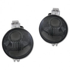 Set lampa semnalizare fata Volkswagen Lupo 05.1998-07.2005 TYC partea dreapta+stanga, fumuriu, cu soclu becuri, tuning