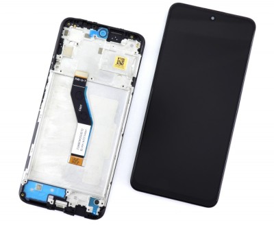 Display Xiaomi Poco M4 Pro 5G cu Rama Black Negru foto
