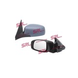 Oglinda exterioara Suzuki Swift (Sg), 03.2005-09.2010, Stanga, reglare manuala; carcasa neagra, grunduit; geam convex; cromat