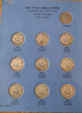 Marea Britanie set shillings 1937 - 1951 1957 - 1951