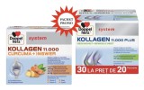 Cumpara ieftin Set Promo 2 BUC - Doppelherz system KOLLAGEN 11000 PLUS*30 flacoane buvabile + Doppelherz System Kollagen 11.000 Plus Curcuma + Ghimbir*30 fl
