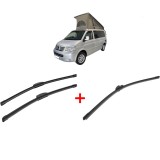 Cumpara ieftin Set 3 stergatoare Volkswagen CALIFORNIA T5 Camper (7EC, 7EF, 7EG, 7HF, 7HC) 2007-2015, parbriz si luneta, Bosch Aerotwin