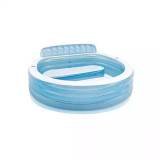 Cumpara ieftin Piscina gonflabila, Intex Swim Center, 224 x 216 x 76 cm, Inovius